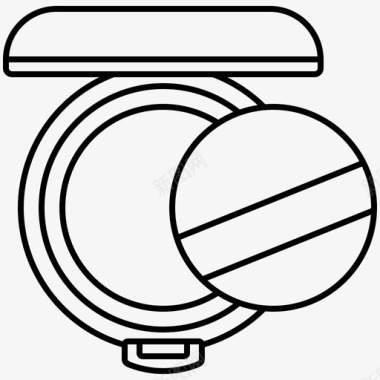 面艺粉底面图标