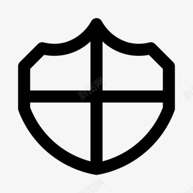 公共标识安全屏蔽防火墙保护图标