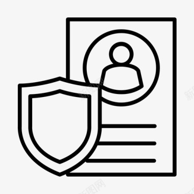 公共标识安全数据安全业务财务图标