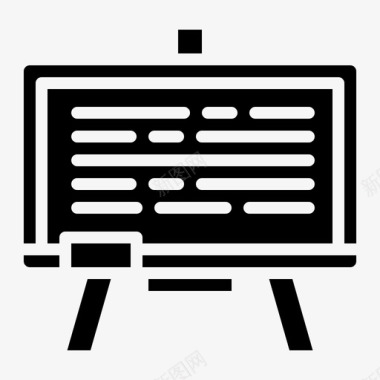 黑板分数黑板教育学习图标