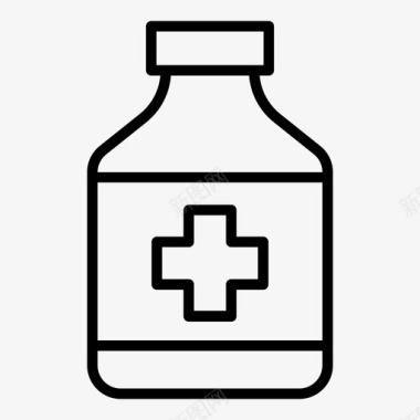 药品瓶子保健品图标