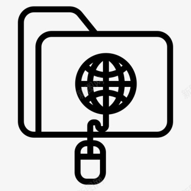 HTML代码文件夹浏览器代码图标