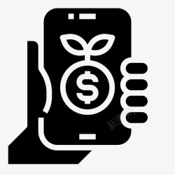 三大支柱增长金融投资高清图片
