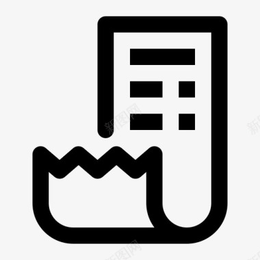 财务收据收据银行业务图标