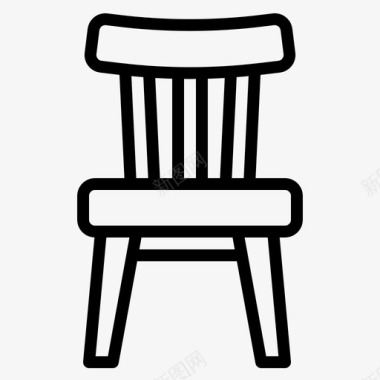 座椅餐椅家具座椅图标