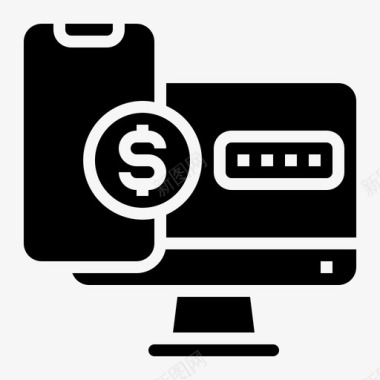 公共标识安全在线密码支付图标