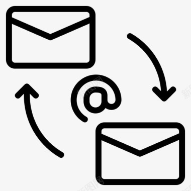 电子邮件概述电子邮件聊天通信图标