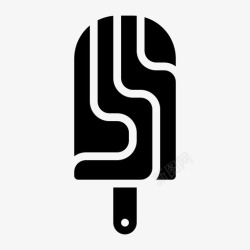 彩虹冰棒冰棒甜点彩虹高清图片