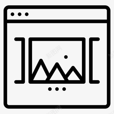 页面图标幻灯片版面页面图标