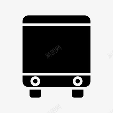 公共标识安全公共汽车交通工具旅行工具图标