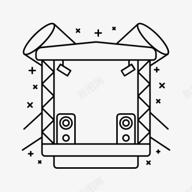 庆典音乐会活动庆典图标