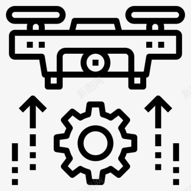 炮弹装备无人机控制工程图标