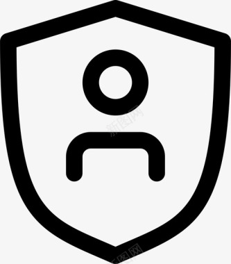 公共标识安全人员安全组个人资料图标