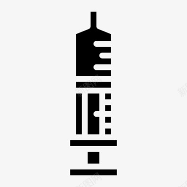 科学小实验注射器实验室科学图标