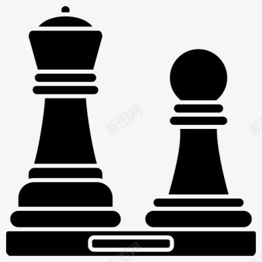 国际大都会国际象棋棋盘将死图标