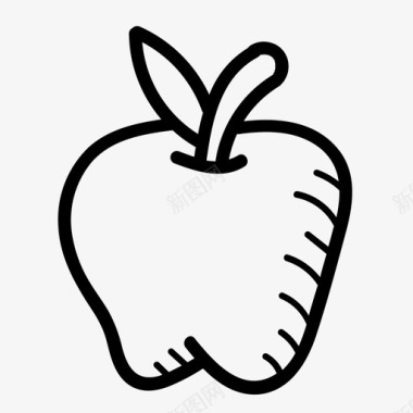 苹果果涂鸦手绘图标