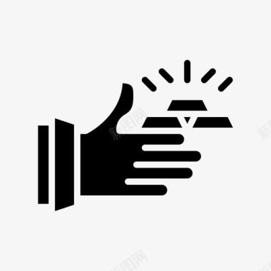 亿金融投资黄金堆图标