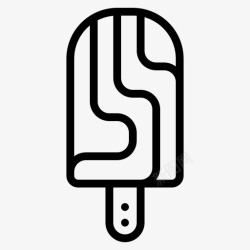 彩虹冰棒冰棒甜点彩虹高清图片