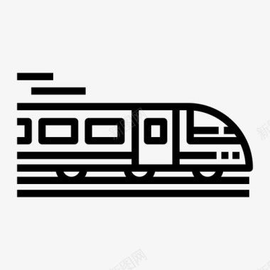 深圳地铁标识火车铁路地铁图标