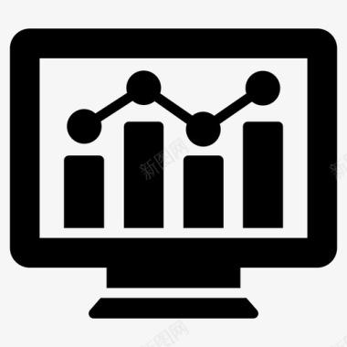 信息创意图表商业统计图表增长图标