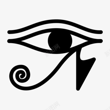 荷鲁斯之眼古代神图标