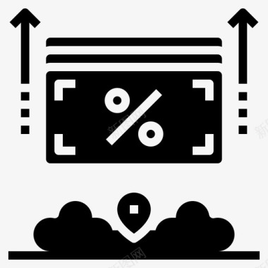 折扣矢量素材利润商业金钱图标