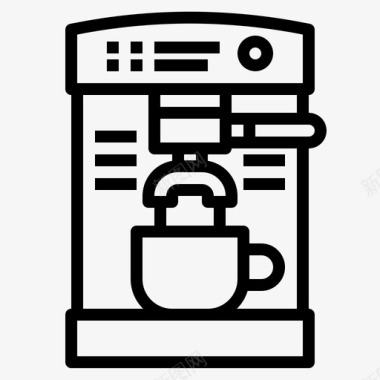 厨房用具采购产品咖啡机咖啡机咖啡店图标