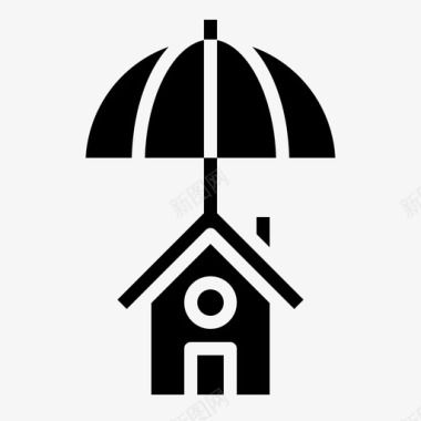 公共标识安全保险保险范围房子图标