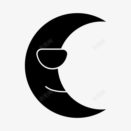 微笑的月亮季节天气svg_88icon https://88icon.com 微笑 月亮 季节 天气