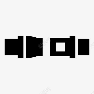 公共标识安全安全带机场保护图标