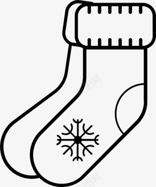 透明雪花采购产品圣诞长袜圣诞长袜袜图标