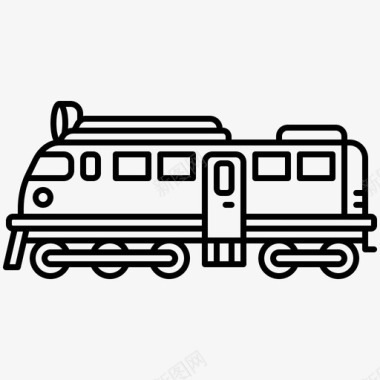 通勤火车通勤铁路图标