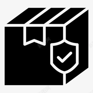 公共标识安全交货安全物流包装图标