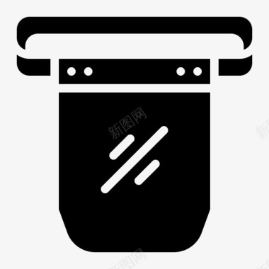 公共标识安全面罩防护安全图标