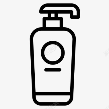 瓶装化妆品乳液化妆品保湿剂图标