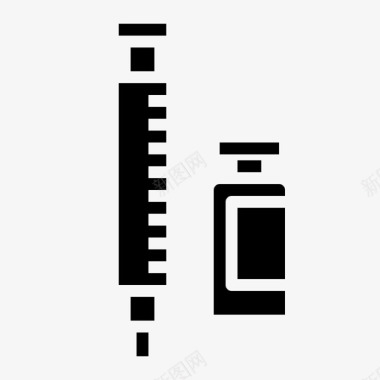 宣传预防注射医生医学图标