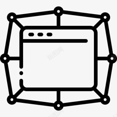 链扣去中心化应用程序区块链分布式应用程序图标