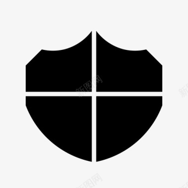 公共标识安全屏蔽防火墙保护图标