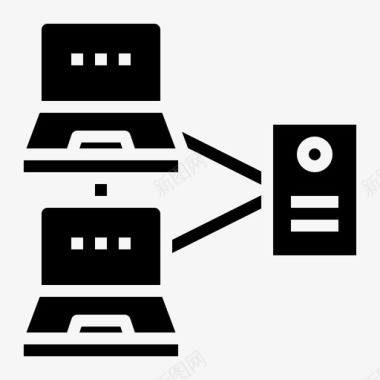 笔记本计算机网络计算机数据库图标