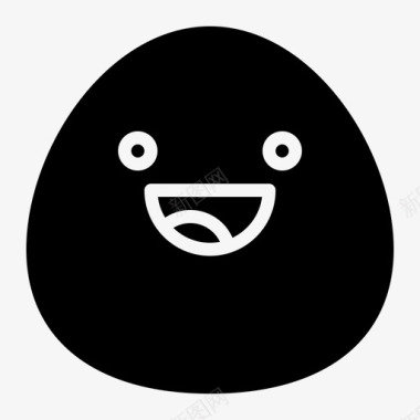龇牙笑笑表情快乐图标