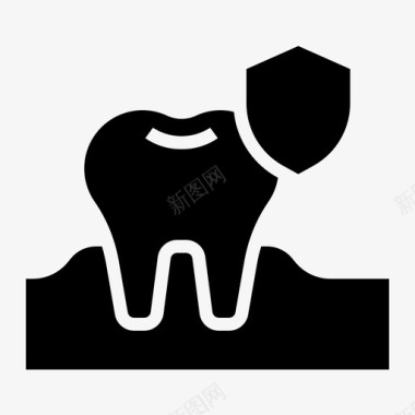 有关牙齿牙齿牙科牙医图标