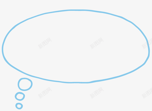 蓝色线条语言气泡框png免抠素材_88icon https://88icon.com 几何对话框 图形框 对话框 蓝色 语言气泡