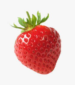 一颗红色草莓素材