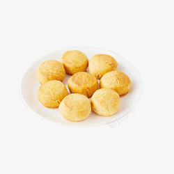 皇道咸蛋黄味酥饼烘烤糕点素材
