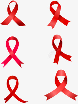 艾滋公益公益性红丝带高清图片