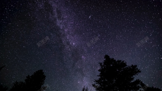 仰望星空背景4K超高清夜空星空背景背景