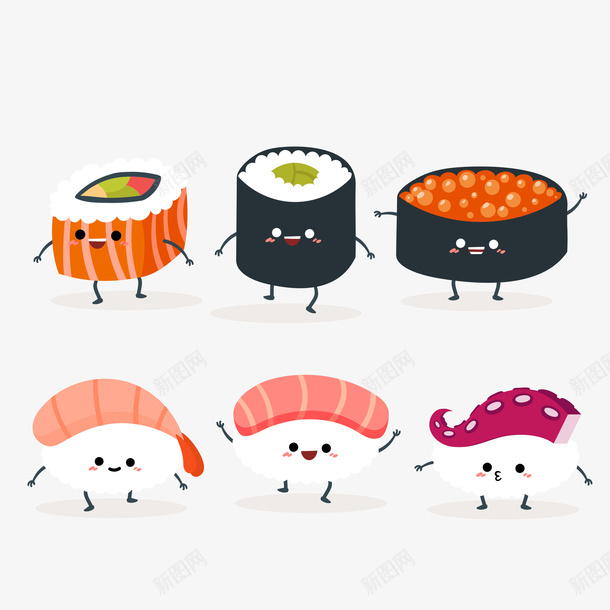 寿司店的寿司png免抠素材_88icon https://88icon.com 卡通 卡通寿司 寿司 寿司店 寿司表情 料理插图 日本料理 日本风味 美食 表情 食物