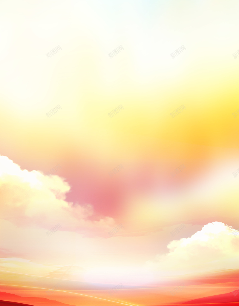 暖色天空背景jpg设计背景_88icon https://88icon.com 高清 暖色 天空 背景