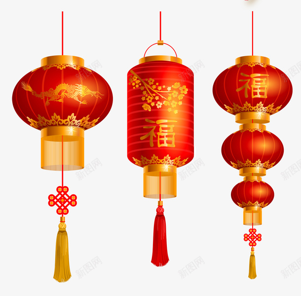 新年灯笼传统喜庆png免抠素材_88icon https://88icon.com 新年灯笼 传统 喜庆 元宵节 年味