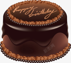 生日蛋糕巧克力蛋糕素材